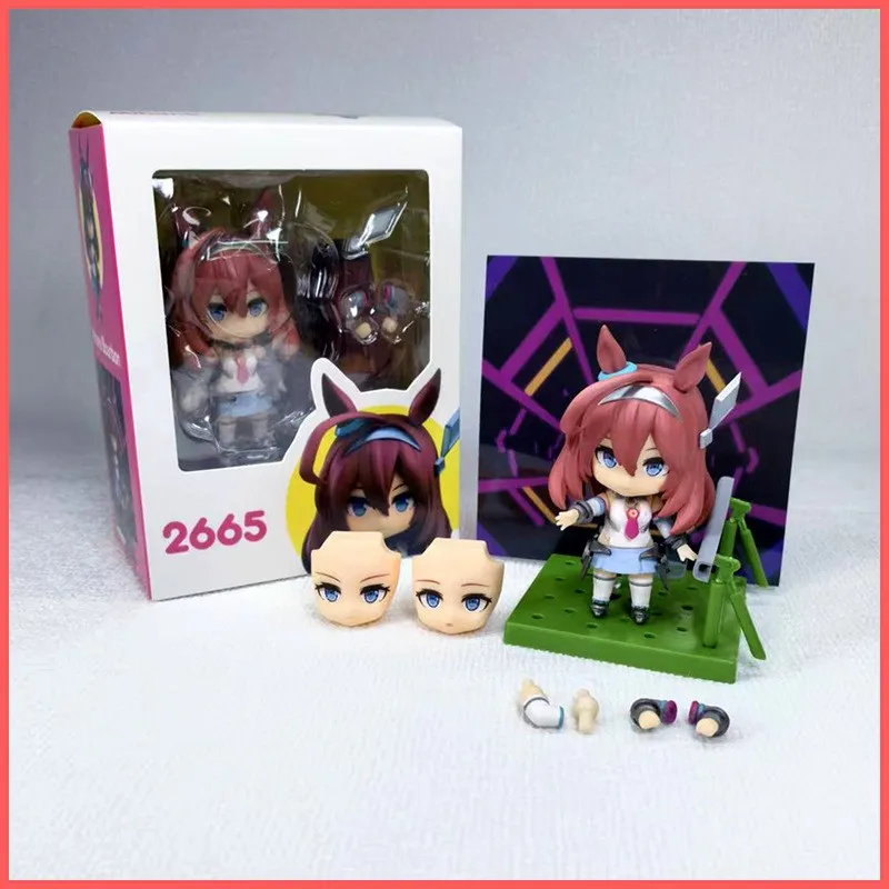 Nendoroid Chibi Uma Musume Pretty Derby Anime Figuren Tokai Teio Mejiro Gold Ship Rice Shower Special Week Collectible Model