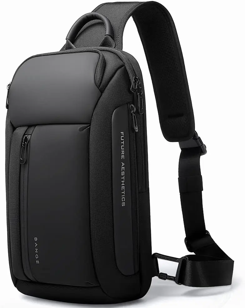 

Водонепроницаемый рюкзак-кроссбоди для мужчин - сумка через плечо для путешествий, походов и ежедневных поездок