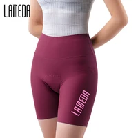 LAMEDA-pantalones de ciclismo profesionales para mujer, ropa para bicicleta, pantalones cortos de cintura alta, pantalones con pechera para bicicleta, ropa reflectante acolchada, verano