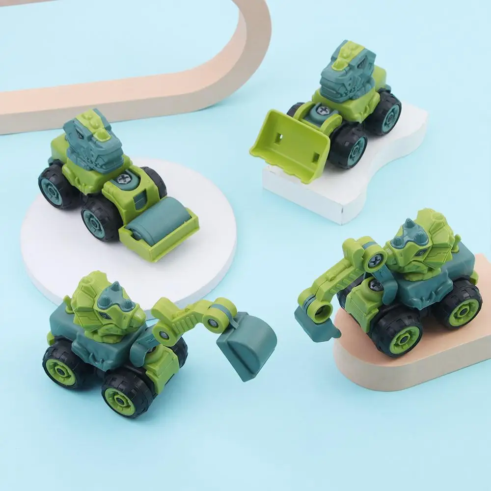 Toy Transport Car Bulldozer Toy Car Model Educational Toy Dinosaur Car Toy Dinosaur Engineering Car Engineering Team Car