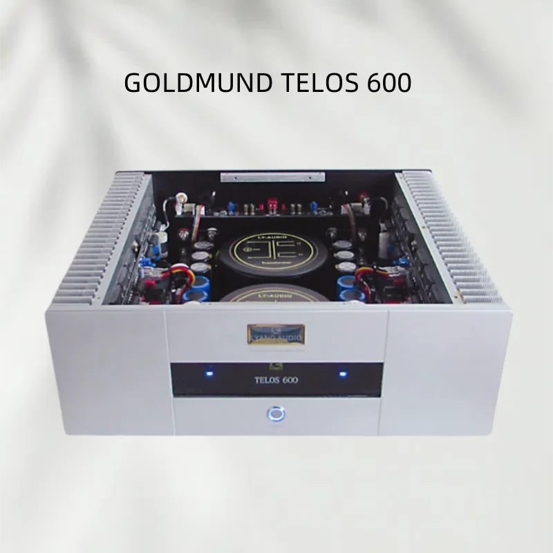 

Laoyang Copy GOLDMUND TELOS 600 Power Amplifier Fully Balanced Hi-end HiFi AMP 220W*2 @8ohms Output Power