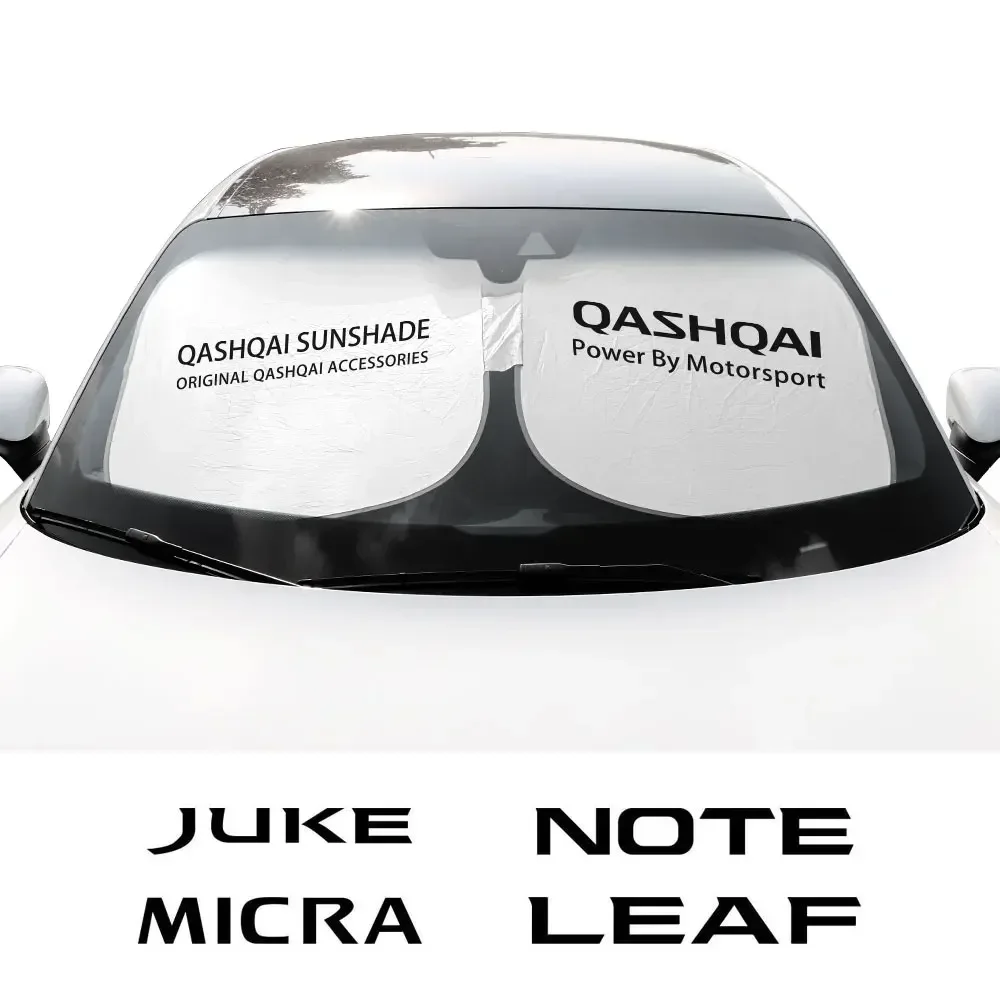 For NISSAN Altima Juke Leaf Maxima Micra Murano Patrol Qashqai Rogue Sentra X-Trail Car Sun Shade Windshield Auto Accessories