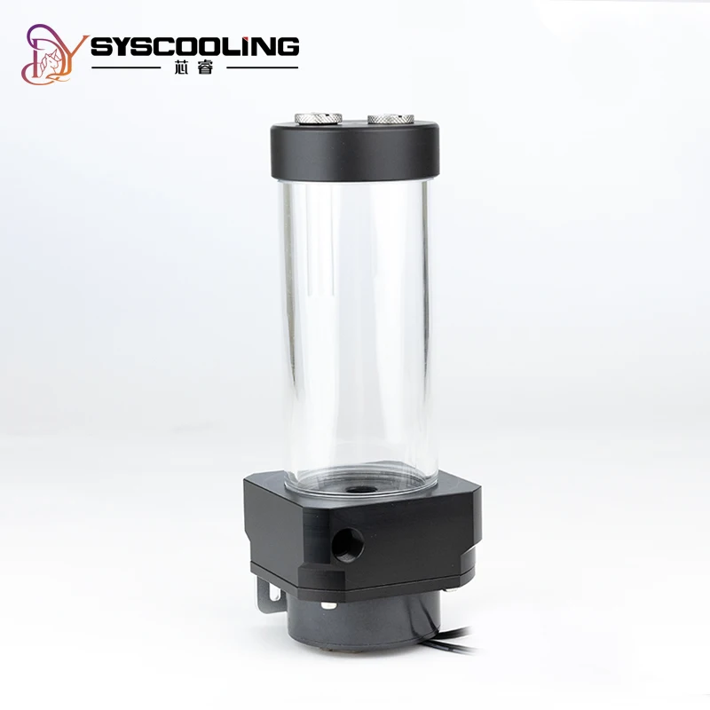 Syscooling P90D pompa zbiornik combo przepływ 1300L/H DC12V PC pompa chłodząca wodę PWM wsparcie metalowa obudowa duża pompa mocy — zdjęcie 7