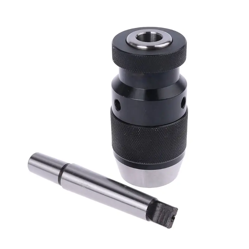 2pcs/set MT2 B16 Self Tightening Drill Chuck 1-16mm Clamping Arbor Keyless For M Drop Shipping