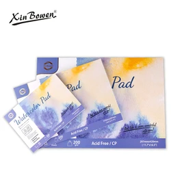 Watercolor Book with coarse grain, 200g, thickened with full wood pulp, art, painting and sketching, A3, A4, A5, 30Sheets/Book