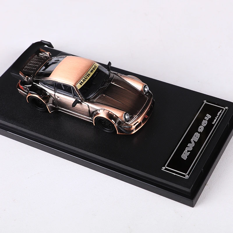 Star Model 1:64 RWB964 Scale Alloy Die-Casting Simulation Car Model  Collection Decoration display gift