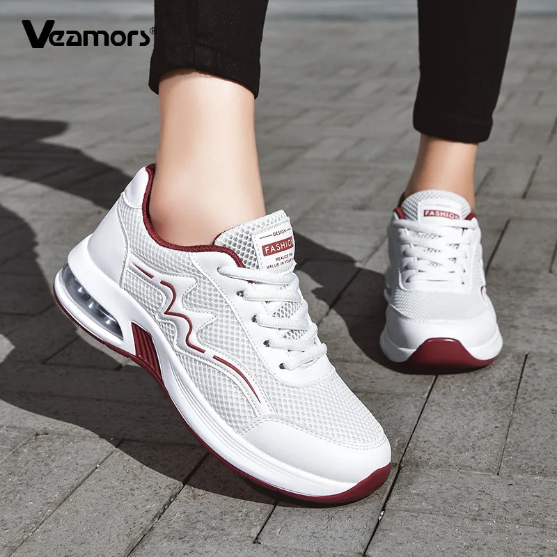 

Fashion Women Air-cushion Sports Shoes Breathable Running Shoes Anti-slip Outdoor Sneakers Gym Fitness Training Shoes