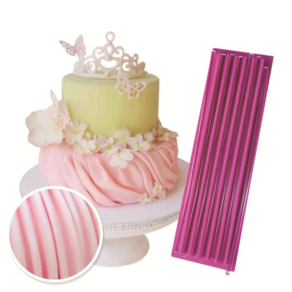 Wedding dress wrinkle Silicone Lace Moulds,Fondant Molds For Cake Decorating Mold M589