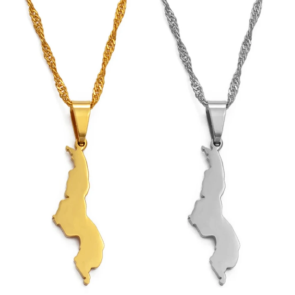 Anniyo Republic of Malawi Pendant & Necklaces African Countries Dziko la Malawi Jewelry @024121