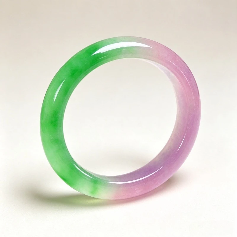 Natural Ice Through Two-color Gradual Change Bracelet, Personality Trend