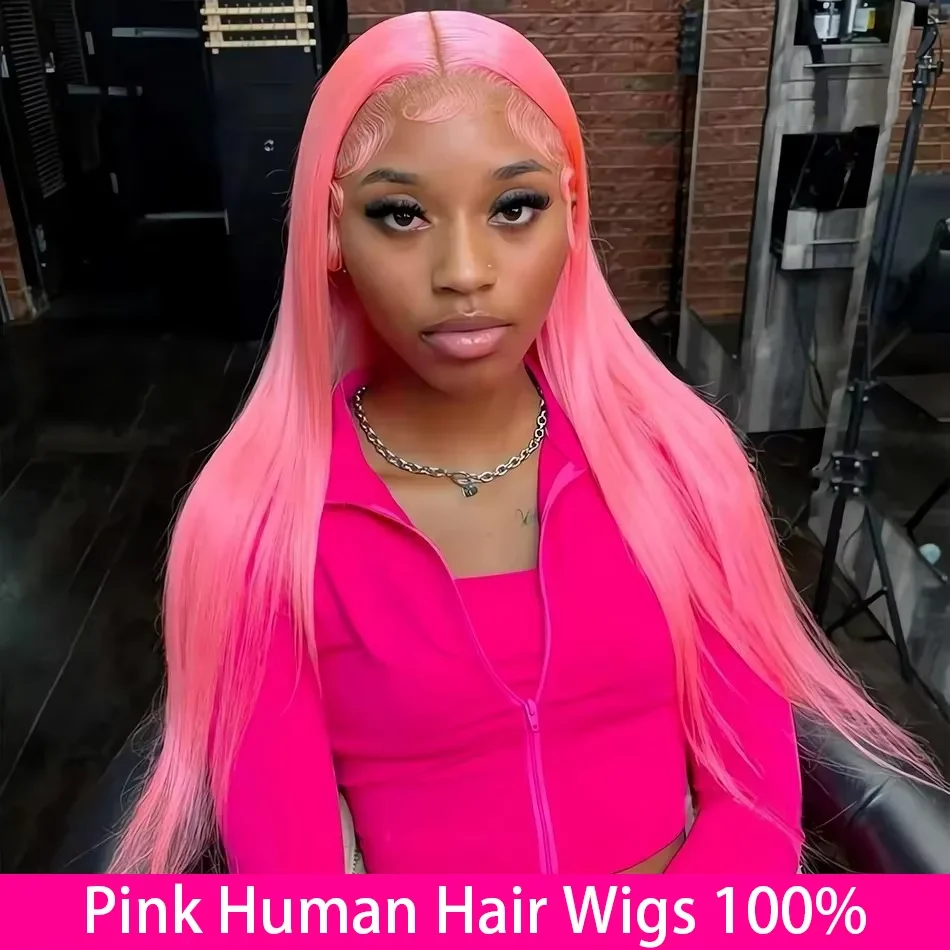 

Pink Bone Straight 13x6 HD Парики фронта шнурка 100% человеческие волосы для женщин Бразильский 613 Цвет 13x4 Парик фронта шнурка