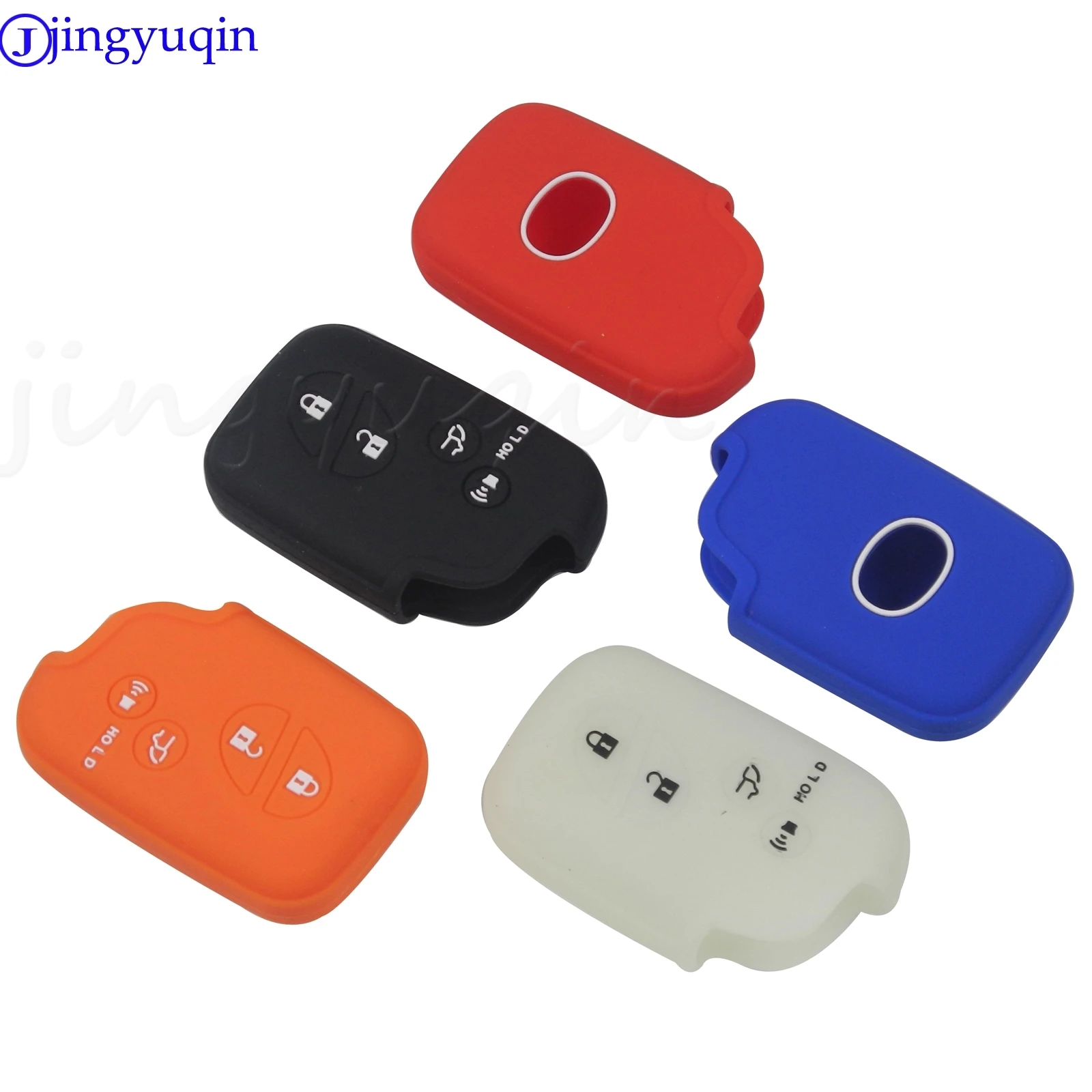 10X 4 Button Silicone Car Remote Key Cover Case For LEXUS ES GS IS LS LX RX CT HS Keyless Fob Pocket Shell Skin Holder Protector