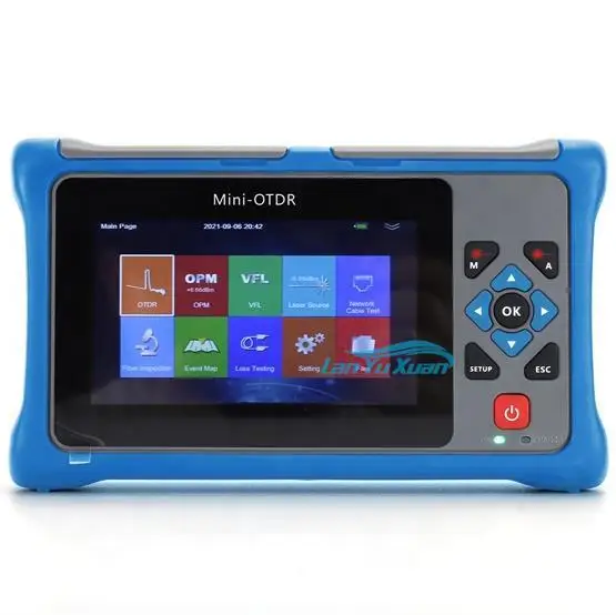 

Smart Mini OTDR Active Fiber Optic Tester 850/1300/1310/1550/1625/1650nm 100km Multimode Live Test Pon Otdr APC Or UPC 20-45dB