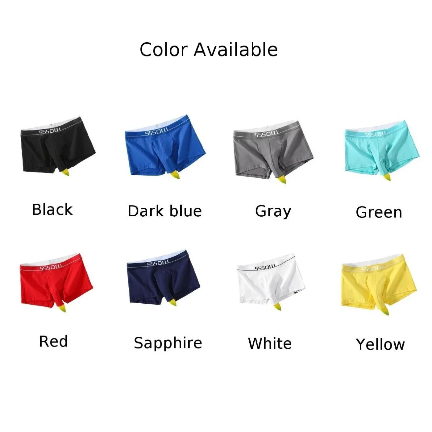 Breathable Mens Cotton Briefs Underwear Comfortable Fit White/Grey/Black/Red/Yellow/Green/Dark blue/Royal blue