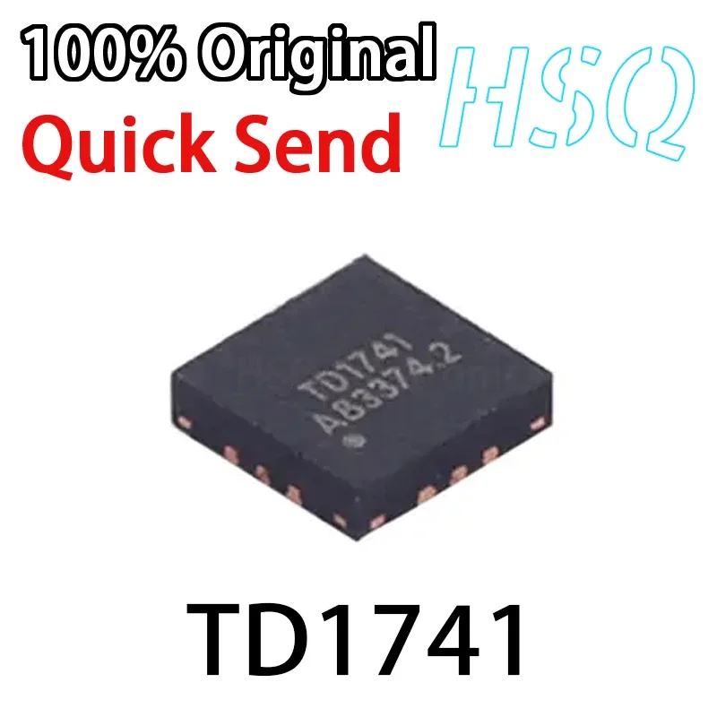 1PCS TD1741 Package QFN-12 40V Withstand Voltage 15A DC-DC Synchronous Buck Converter Chip IC