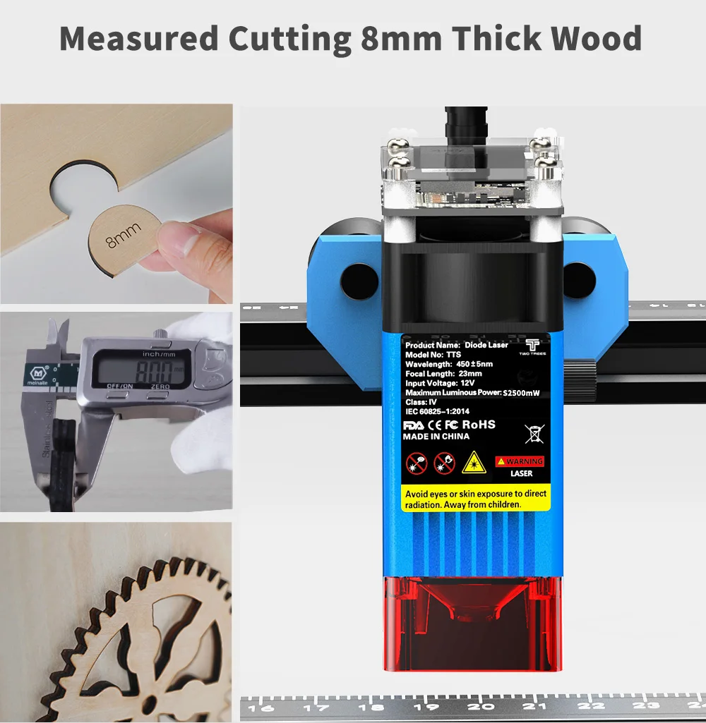 Twotrees TTS-10 PRO Laser Engraving Machine TTS-55 5.5/10W Metal Laser Engraver Machine Router Wood Leather Cutting Machine WIFI