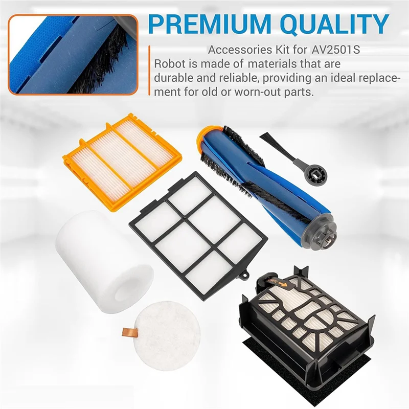 A05G-для Shark AI AV2501S AV2501AE RV2502AE RV2520AOUS робот-пылесос роликовые щетки боковые щетки комплект фильтров