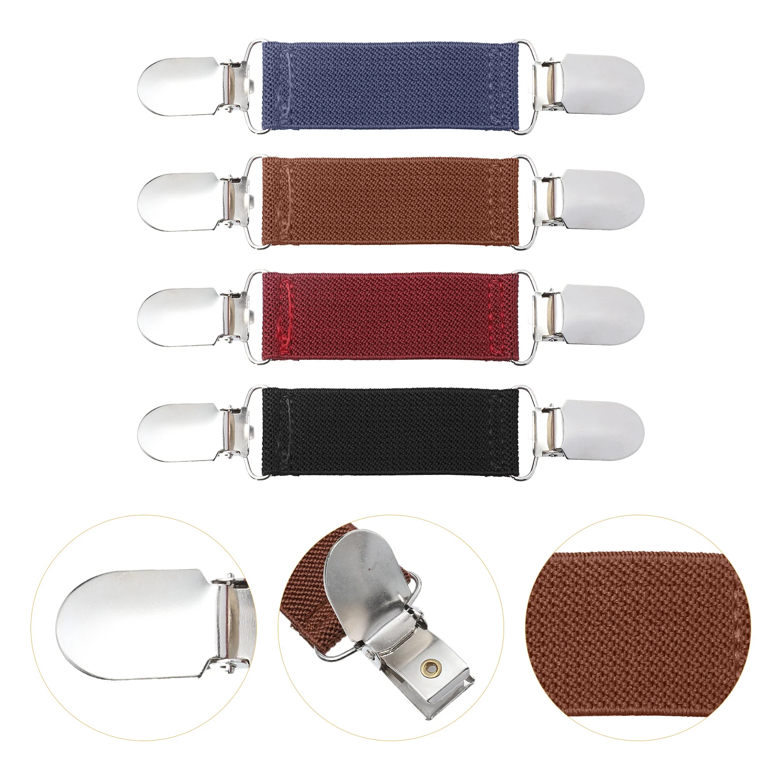 

4Pcs Sweater Clips Stylish Alloy Cardigan Clasps for Women Fashionable Scarf Buckles Vintage Clothing Accessories Delicate