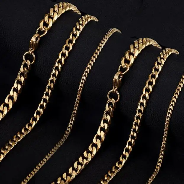 stainless steel customer order cross chain link chain