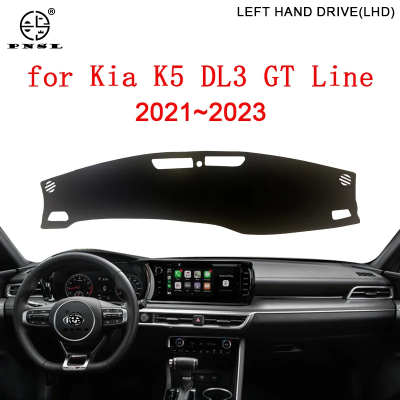 For Kia K5 DL3 SP2i GT Line 2021 2022 2023 Dashboard Cover Dash Mat Dash Pad Carpet anti - slip Sunshade Protect dust proof 