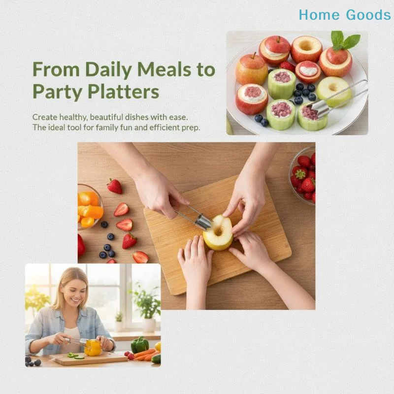 Vegetable Chopper - preferredStainless Steel Fruit & Veggie Corer
