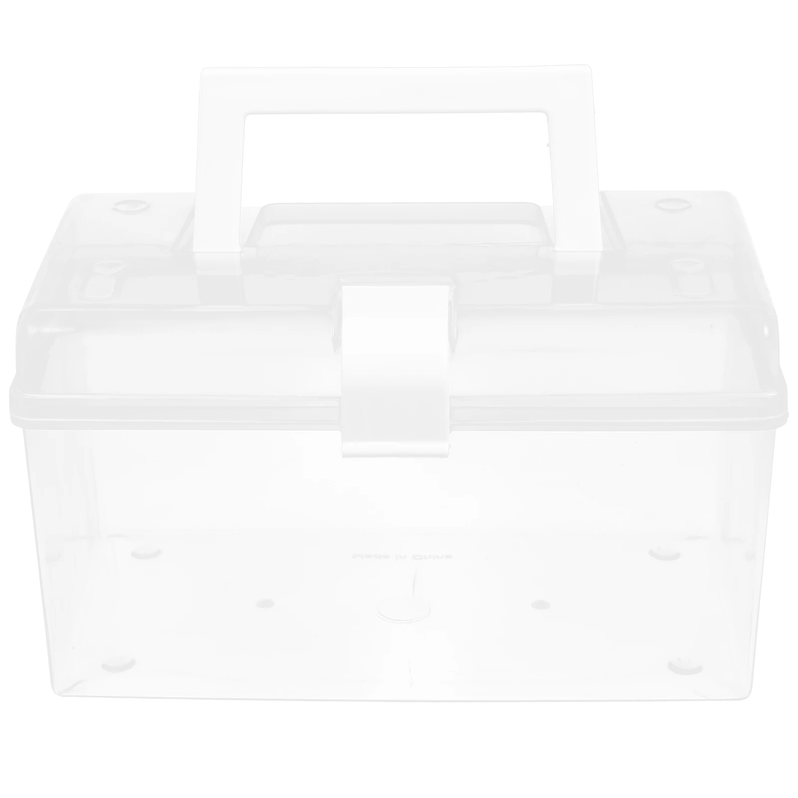 

1pc Mask Storage Box with Cover Dustproof Moisture Resistant Plastic Household Container Compact Lightweight Organizer for Masks