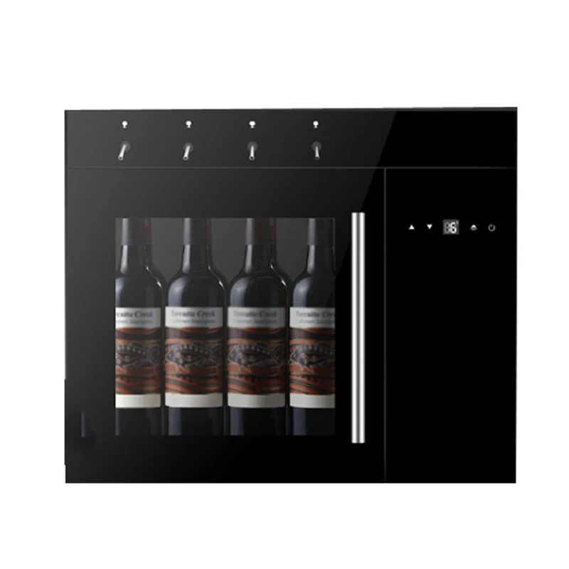 Commercial Electric Wine Preserver Compressor Refrigeration 4 Bottles Wine Dispenser