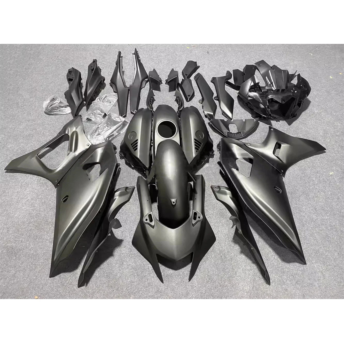 Pre-drilled ABS Injection Fairing Kit Bodywork for YAMAHA YZF R7 2022-2023 22 23 Matt Black