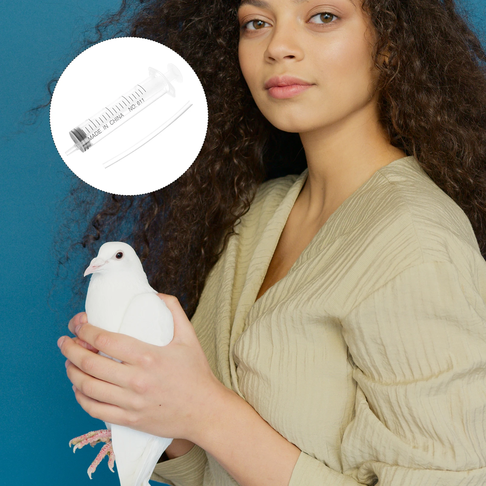 

4pcs Pigeon Feeding Easy Operate Pet Dispenser Hand Feeding for Birds Home Professional Use Practical