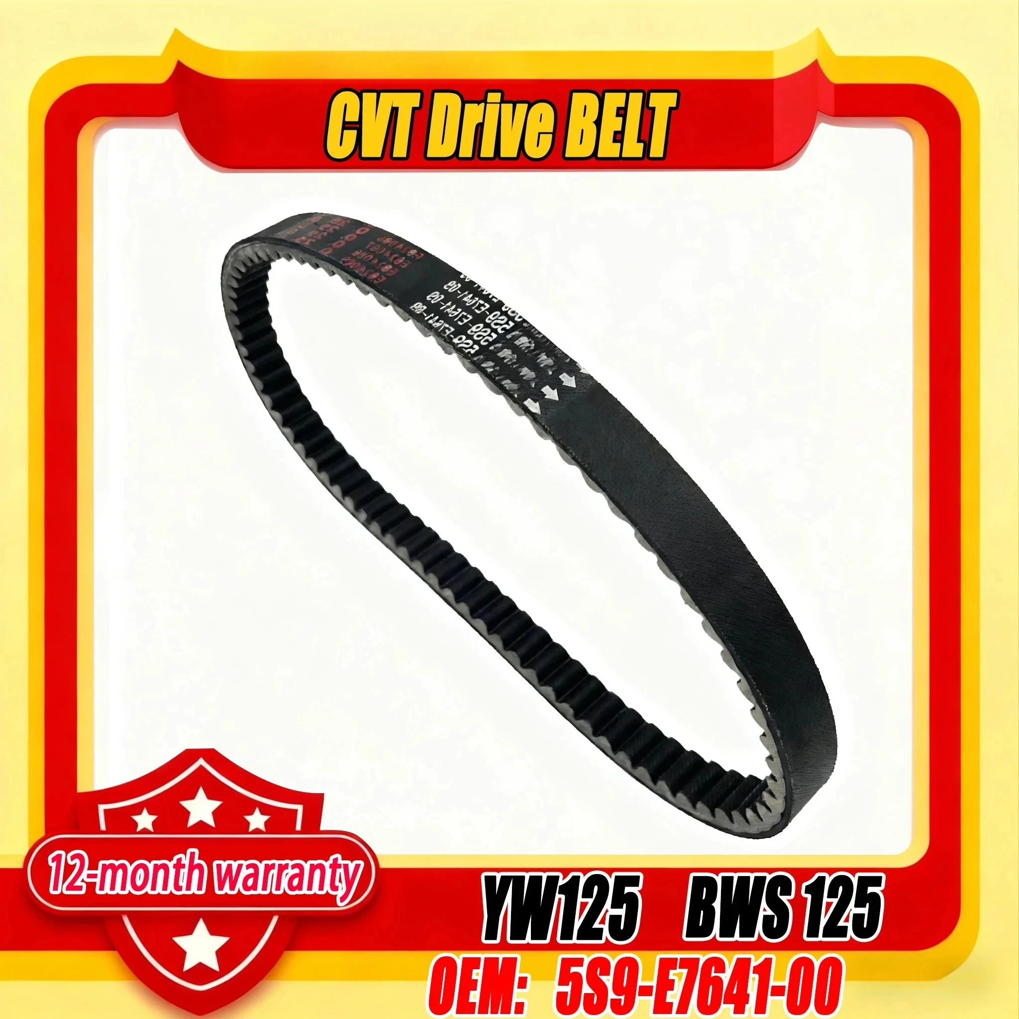 5S9-E7641-00 WHB High Quality Motorcycle Drive Belt For Yama-ha YW125 BWS 125 2009-2015 2010 2011 2012 2013 Spare engine parts