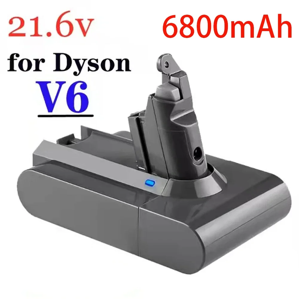 21.6V 6800Mah Li-Ion Battery Voor V6 DC58 Dier DC59 for Multi Floor DC61 DC62 DC74 SV07 SV03 SV09 Stofzuiger Battery