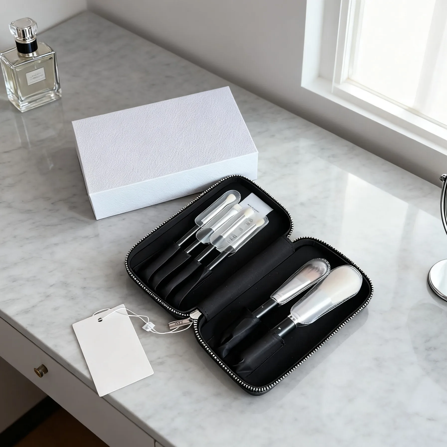 Ensemble de pinceaux de maquillage de luxe, cadeaux de vacances, brosse de fond de teint, Blush, Eyeliner, ombre à paupières, série D pour femme et petite amie