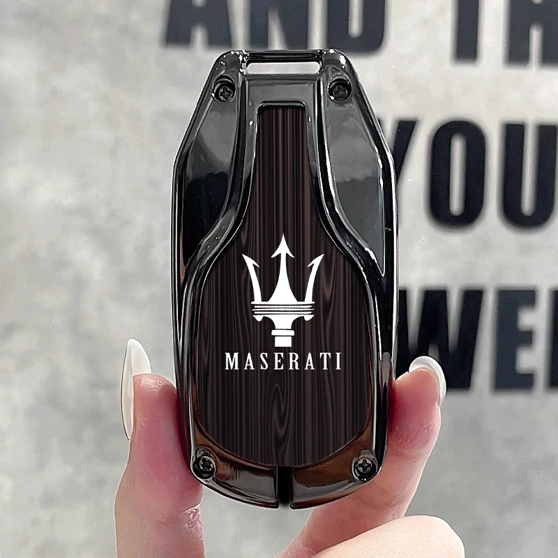 سيارة الذكية مفتاح بعيد فوب غطاء حامل قذيفة لمازيراتي جيبلي ليفانتي GT GC لو مفتاح حامل سلسلة حامي تصفيف السيارة #1