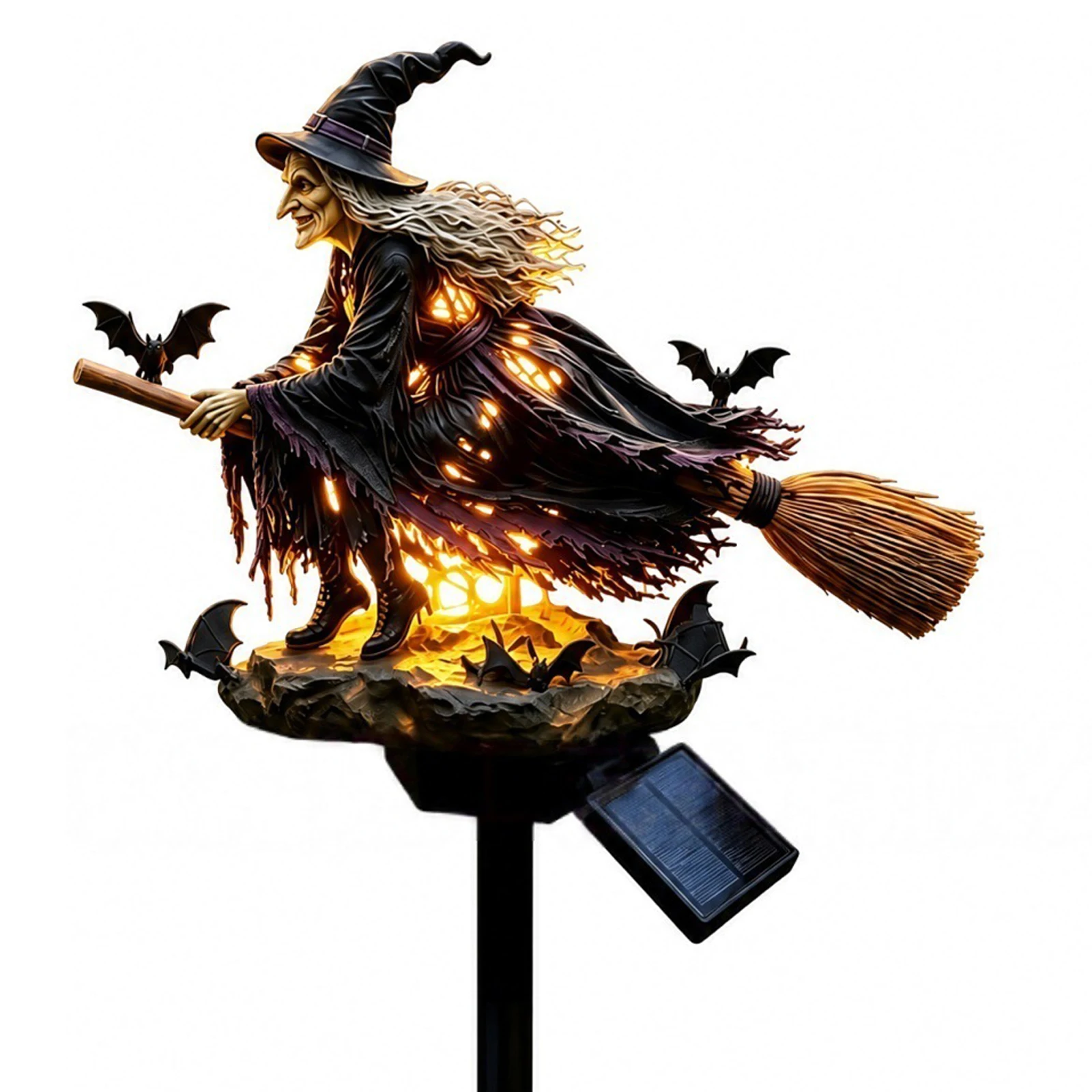 Lampe solaire LED de jardin en - Outdoor Power Broom avis et prix