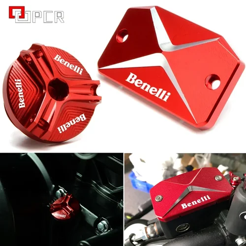 Imagen 1 del producto Se adapta a Benelli Leoncino 500 250 TRK 502 BN302 TNT 300/600 accesorios de motocicleta tapa de depósito de cilindro maestro de freno