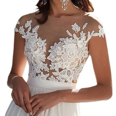 Sexy Spitzen-Abendkleid mit Schlitz, langem Rock, bezaubernder, bauschiger Rock, SLE-Spitzenelement, Sommerkollektion 2023,