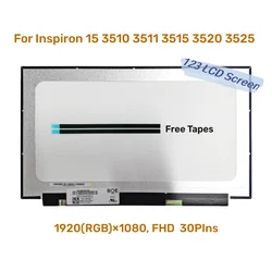 15.6 Inch Laptop Screen For Inspiron 15 3510 3511 3515 3520 3525 FHD Laptop LCD Matrix 1920*1080 EDP 30 Pin IPS