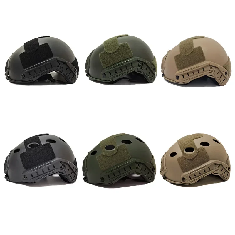 Tactical Helmet Fast PJ Type Airsoft Paintball Shooting Wargame Helmets   Combat Head Protective Gear