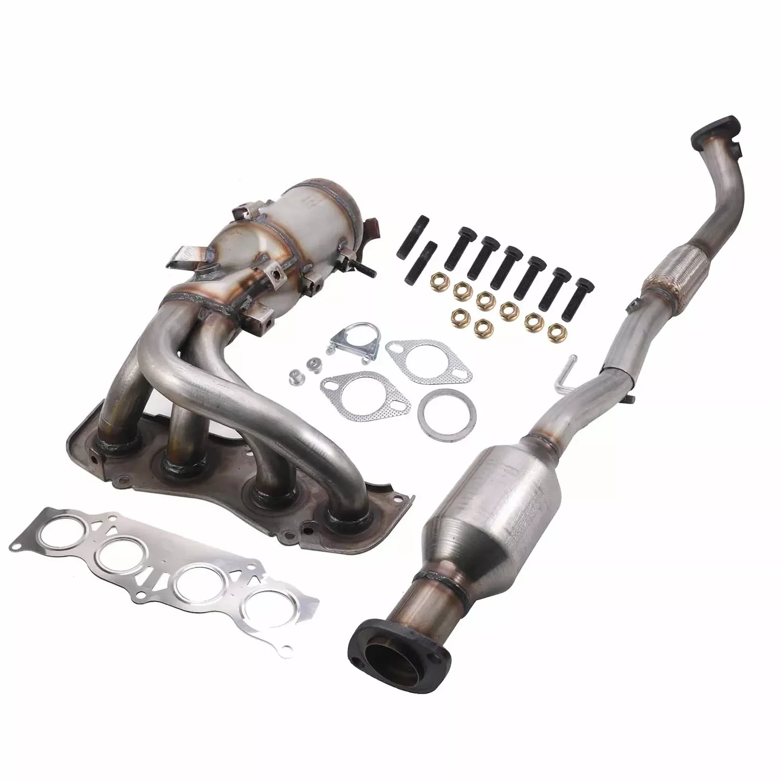 Directly fits catalyst on both sides, suitable for 2003 2004 2005 2006 Toyota Camry 2.4L catalytic converter