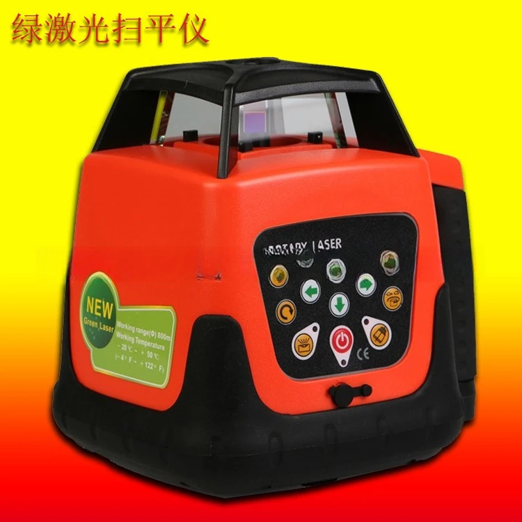 Outdoor glare projection line scanner, green laser sight, 360 vertical laser scanner horizontally