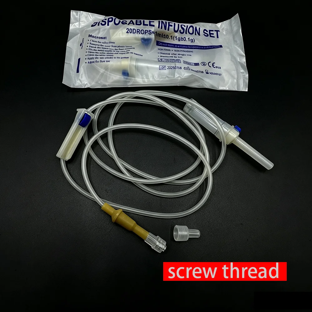 

Disposable Animal Infusion Set Screw Mouth Infusion Hose Animal Drip Injection Extended Infusion Tube