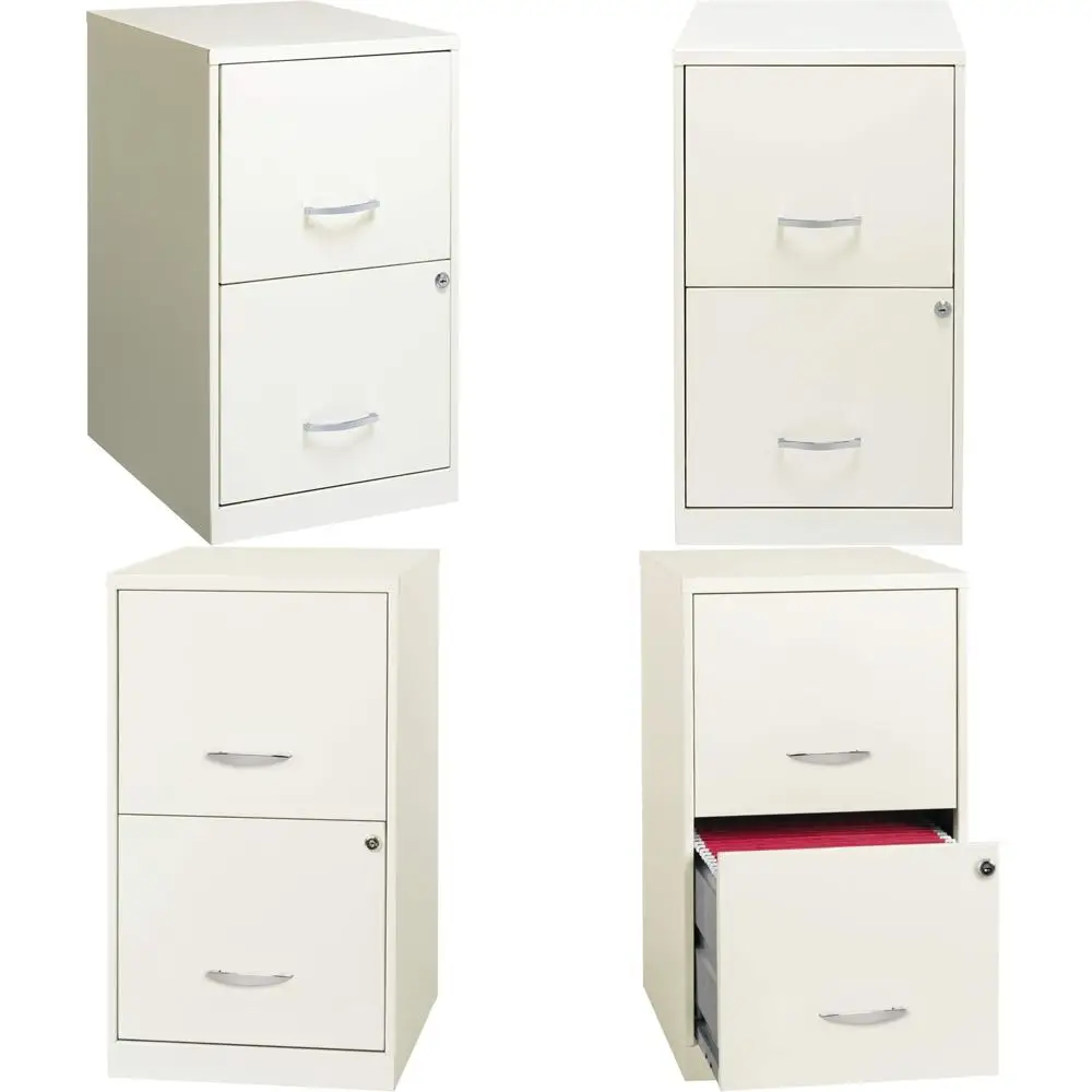 

Double-Drawer Heavy-Duty Steel Filing Cabinet for Office Use