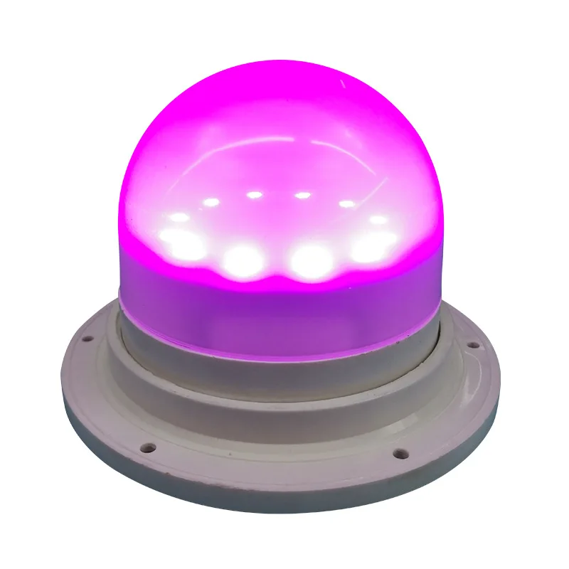 Rotomolding Luminous Furniture LED Wick Light 12PCS RGB+W Lamp Beads Colorful Remote Controlled LED Lamp 102mm Wick Base Riq-W12