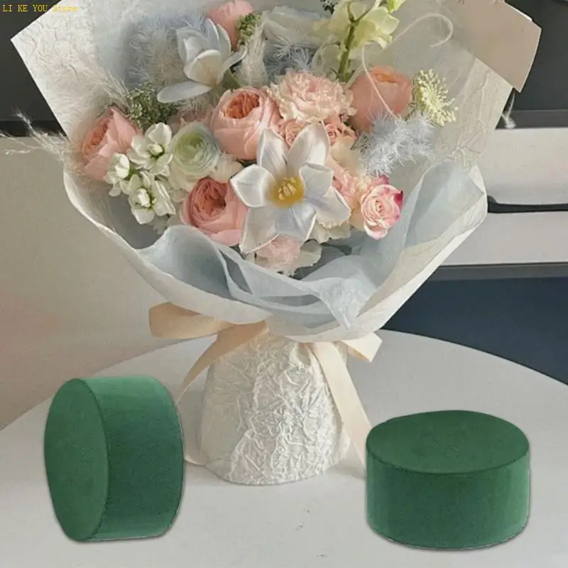 W3JE 12 embalagem espuma flor redonda com ótima retenção água para exibições criativas flores eventos formais e
