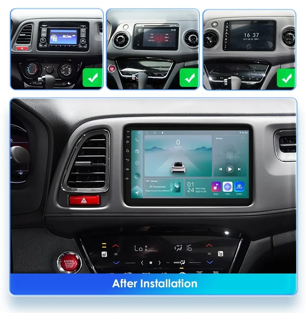 MAMSM Android Car Radio For Honda HR-V HRV Vezel 2 XRV 2014 - 2019 Carplay Stereo DSP QLED Touch Screen Multimedia Car Radio