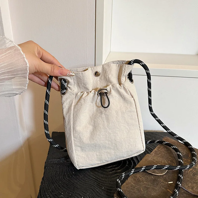 Nylon Crossbody Bag, Mini Phone Wallet, Multifunctional Canvas Shoulder Carrying Phone Bag Handbags Crossbody image 6