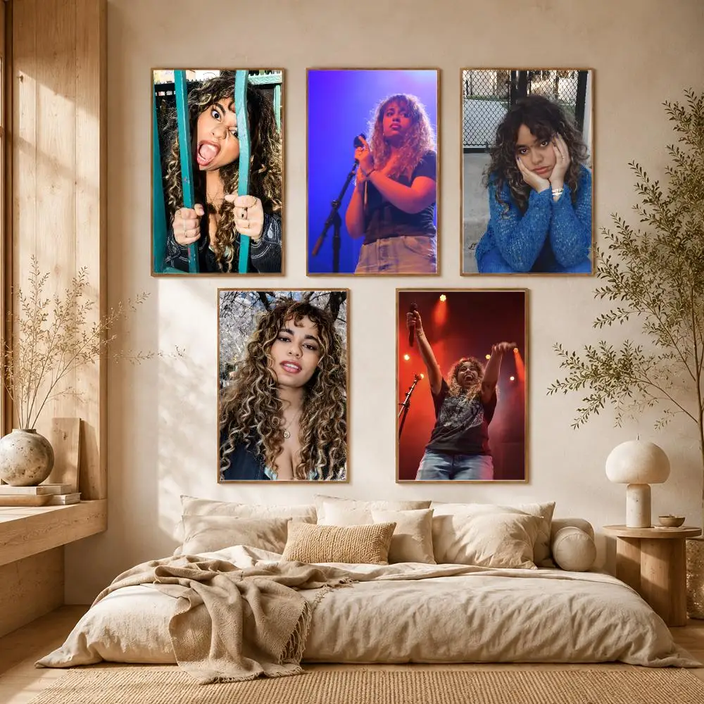 Bella Kay Singer Retro Pop Poster Self-adhesive Advanced Aesthetic Printing Paper Wall Art for Living Room Home Decor