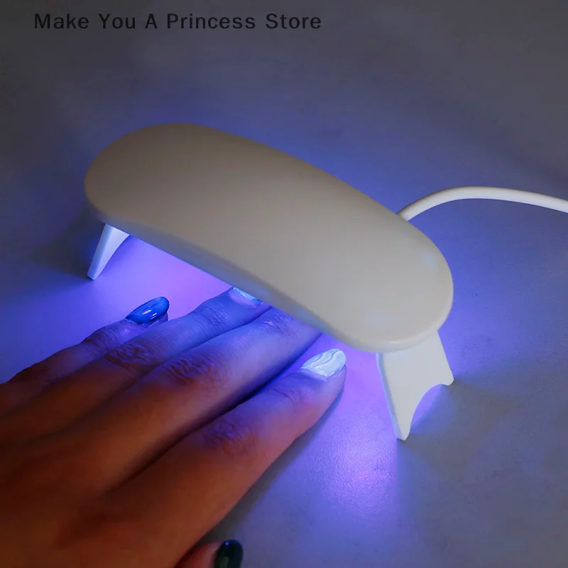 3Led 6W 80cm Mini UV Lamp Nageldroger LED Lampen USB Oplaadkabel Gel Polish Curing Machine manicure Led Micro UV Lamp Nail Tool