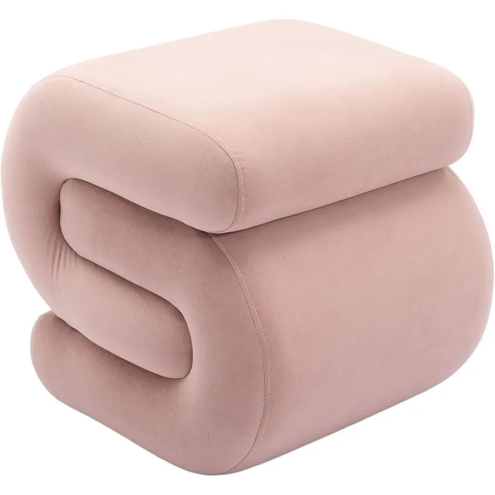 

Туалетный столик, современный S-образный пуф, османская подставка для ног, стул для макияжа, табурет для ног под столом, декоративное напольное сиденье