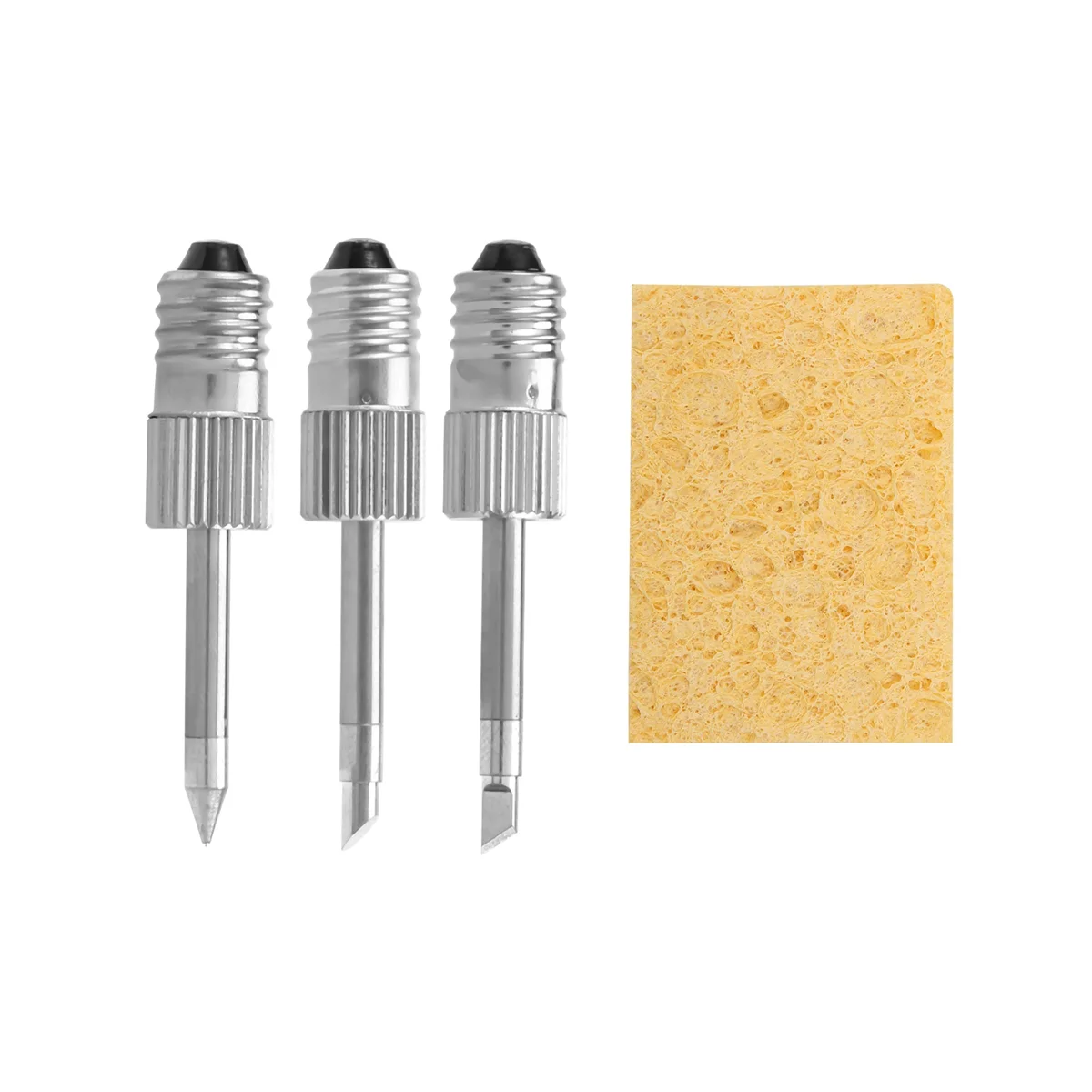 3Pcs Brass Soldering Tips USB Soldering Iron Head Welding Soldering Tips for E10 Interface Soldering Stations